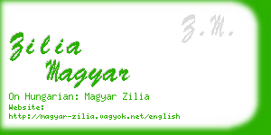 zilia magyar business card